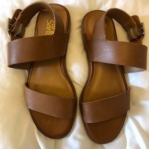 Franco Sarto Camel Colored Sandals